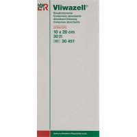 Vliwazell Set 1 Saugkompresse 10x20cm Steril 30 Stück