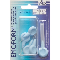 Emoform Interdentalbürsten 1.7mm Hellblau 5 Stück