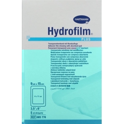 Hydrofilm Plus Wundverband Film 9x15cm Steril 5 Stück