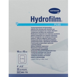 Hydrofilm Plus Wundverband Film 10x12cm Steril 25 Stück