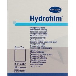 Hydrofilm Wundverband Film 6x7cm Transparent 10 Stück