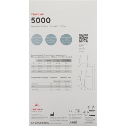 Venosan 5002 A-gh Kkl2 XL Kurz Gesch sand 1 pair
