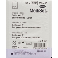Mediset Cellodent Tupfer 4x5cm Steril 90 Beutel 3 Stück