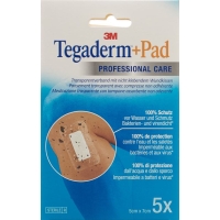 3M Tegaderm + Pad 5x7cm / Wundkissen 2.5x4cm 5 Stück
