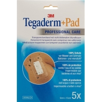 3M Tegaderm + Pad 9x15cm / Wundkissen 4.5x10cm 5 Stück