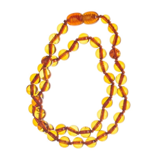 Selena's Amber Necklace Balls Cognac Baby buy online