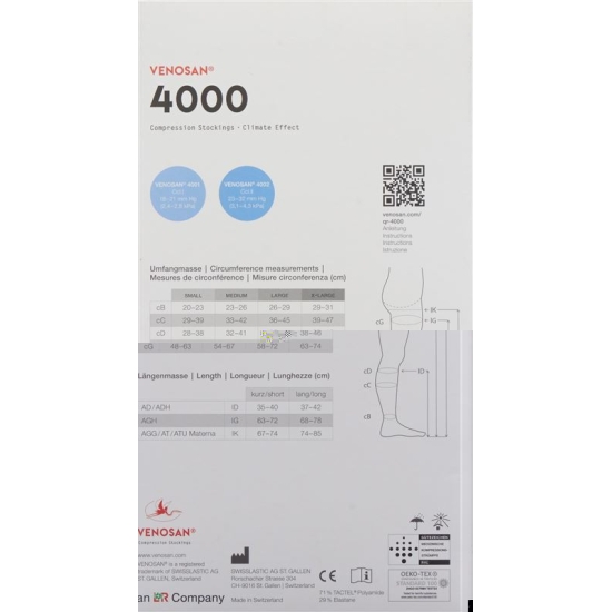 Venosan 4002 A-d Kkl2 XL Long Open Sand 1 pair buy online