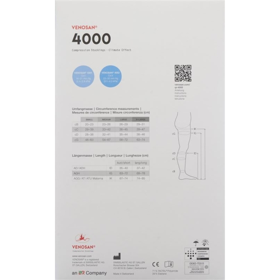 Venosan 4002 A-t Kkl2 XL Kurz Gesch sand 1 pair buy online