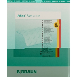 Askina Foam Schaumstoffverband 5x7cm 10 Stück