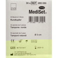 Mediset Rundtupfer 3cm 30x 3 Stück