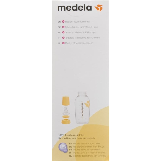 Medela Milchflasche mit Sauger 250ml M buy online