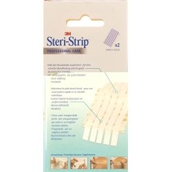 3M Steri Strip 3x75mm Weiss Verstärkt 2x 5 Stück