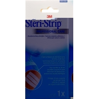 3M Steri Strip 12x100mm Weiss Verstärkt 6 Stück