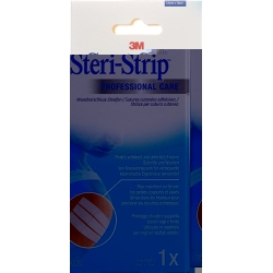3M Steri Strip 12x100mm Weiss Verstärkt 6 Stück