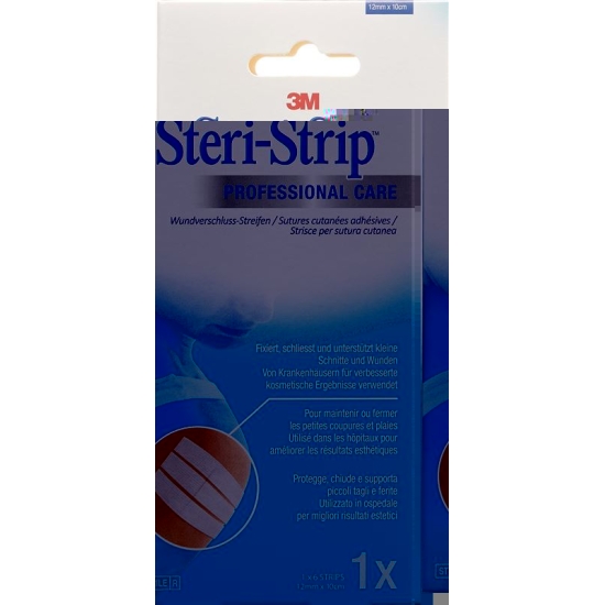 3M Steri Strip 12x100mm Weiss Verstärkt 6 Stück buy online