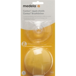 Medela Contact Brusthuetchen L 24mm 1 Paar mit Box