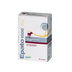 Epato 1500 Plus Ergänzungsfutter Tabletten Hunde 32 Stück