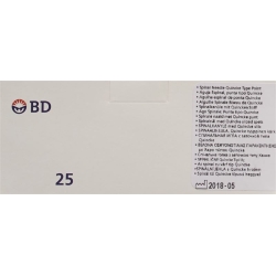BD Yale Spinal Nadeln 22g 0.7x89mm Schwarz 25 Stück