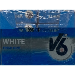 V6 White Freshmint Kaugummi Box