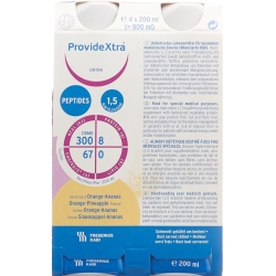 Providextra Drink Liquid Orange/ananas 4x 200ml