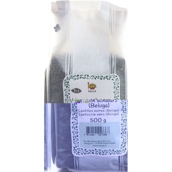 Holle Linsen Schwarz Beluga Bio 500g buy online