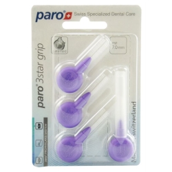 Paro 3Star-Grip 7mm Medium-Coarse Violett 4 Stück