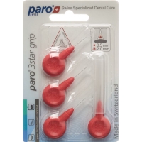 Paro 3Star-Grip 2mm Xxx-Fein Rot Zylin 4 Stück