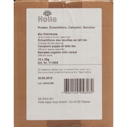 Holle Bio Milchbreie Proben Ass. 15x 25g