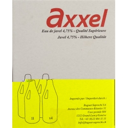 Axxel Javel Flüssig 4.75% Classic 4 Flasche 1L