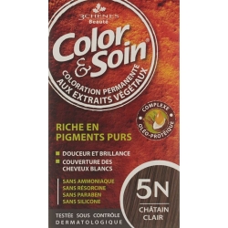 Color Et Soin Coloration Chatain Clair 5n 135ml
