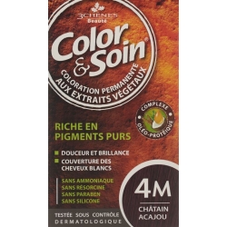 Color Et Soin Coloration Chatain Acajou 4m 135ml