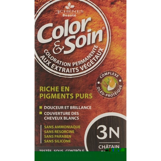 Color Et Soin Coloration Chatain Fonce 3n 135ml buy online