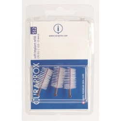 Curaprox CPS 512 Soft Implant Brushes Violet 3 pieces