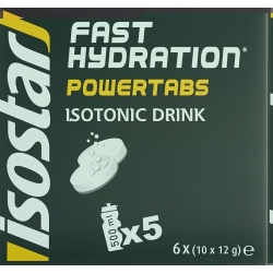 Isostar Power Tabs Brausetabletten Citron 6x 10 Stück
