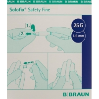 Solofix Safety Fine Einmallanzetten 25Gx1.5mm 200 Stück