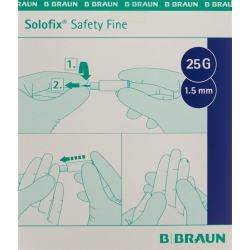 Solofix Safety Fine Einmallanzetten 25Gx1.5mm 200 Stück