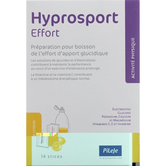Hyprosport Effort Pulver Zitrone 14 Stick 30g buy online