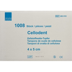 Cellodent Tupfer 4x5cm 12fach 1008 Stück