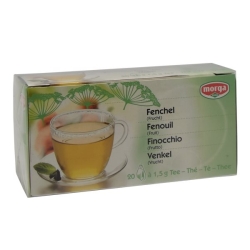 Morga Fenchel Tee ohne Hülle Beutel 20 Stück