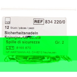 IVF Sicherheitsnadeln 38mm Grösse 2 Beutel 12 Stück