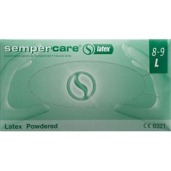 Sempercare Handschuhe L Latex Gepudert 100 Stück