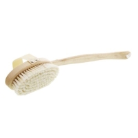 Bz bath brush beech wood oval bristle mix