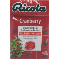 Ricola Cranberry Bonbons Oz M Stevia Box 50g