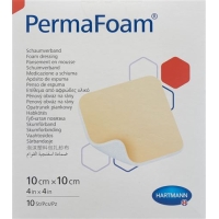 PermaFoam Schaumverband 10x10cm 10 Stück
