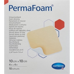PermaFoam Schaumverband 10x10cm 10 Stück