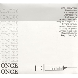 Once Spritze 20ml Luer Exzentrisch 50 Stück