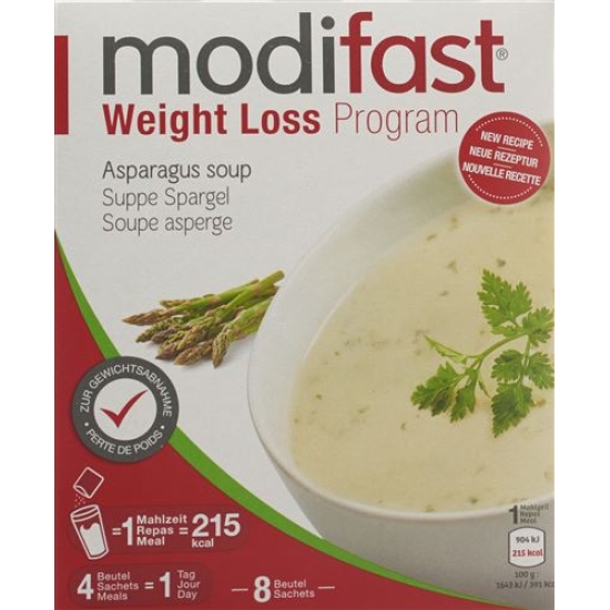 Modifast Programm Suppe Spargel 8x 55g buy online