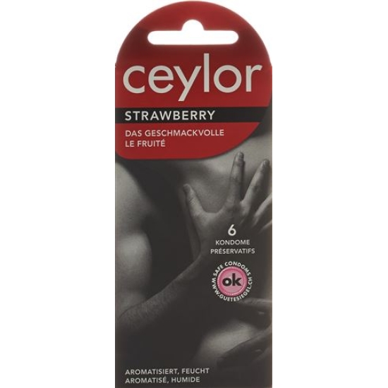 Ceylor Strawberry Präservativ 6 piece buy online