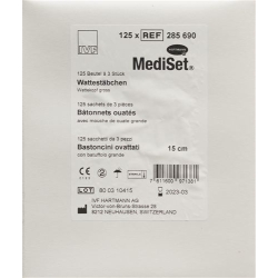 IVF Wattestäb wood 15cm large sterile 125 x 2 pcs