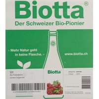 Biotta Preiselbeere Plus 6 Flasche 5dl